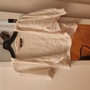 Cable & gauge sweater